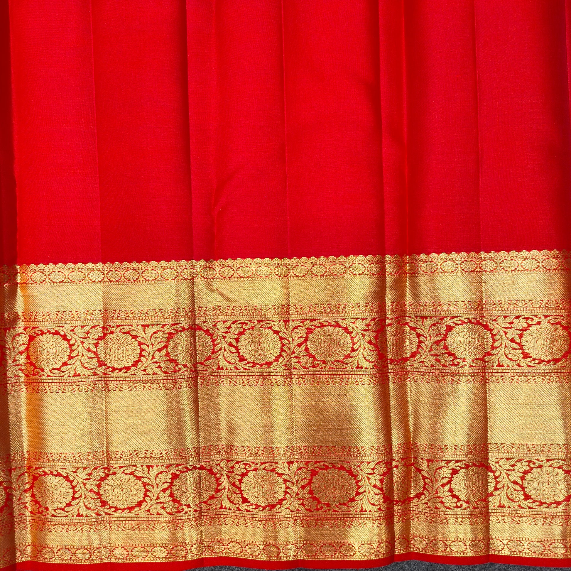 Kanchi Pattu Bridal Pure Zari Saree - Ambica Wedding Mall