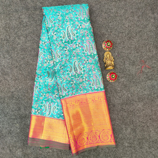 Pure Kanchi Pattu Handloom Celebrety Bridal Sarees ✨ - Ambica Wedding Mall