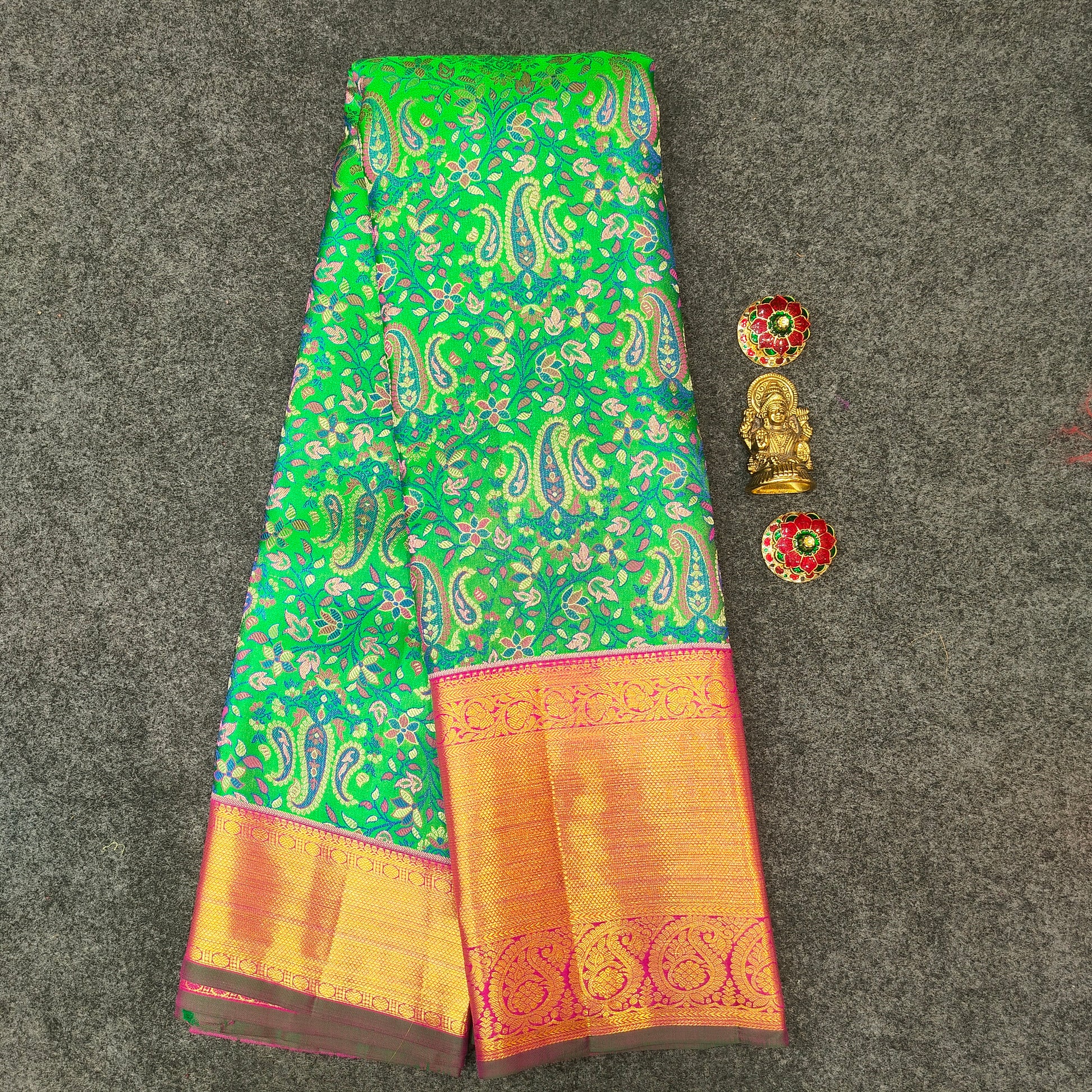 Pure Kanchi Pattu Handloom Celebrety Bridal Sarees ✨ - Ambica Wedding Mall