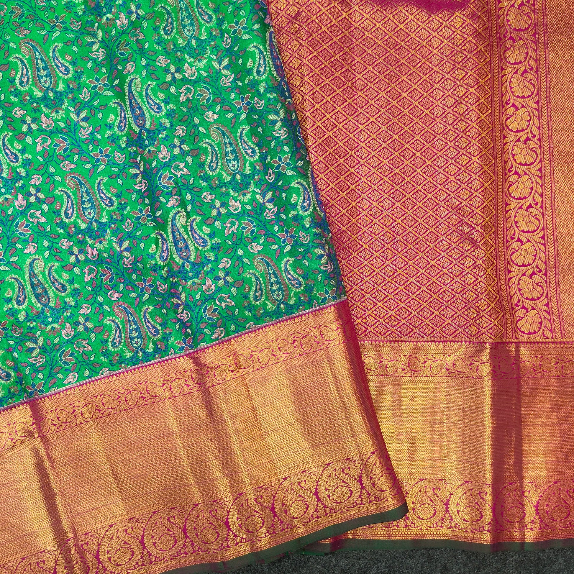 Pure Kanchi Pattu Handloom Celebrety Bridal Sarees ✨ - Ambica Wedding Mall