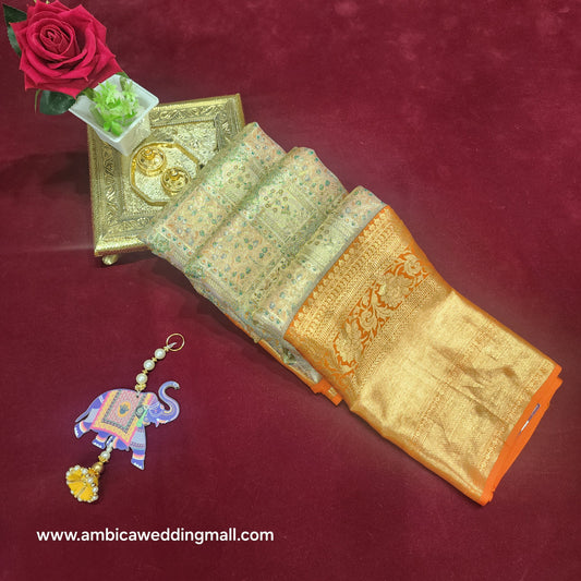 Pure Kanchi Pattu bridal handloom sarees - Ambica Wedding Mall