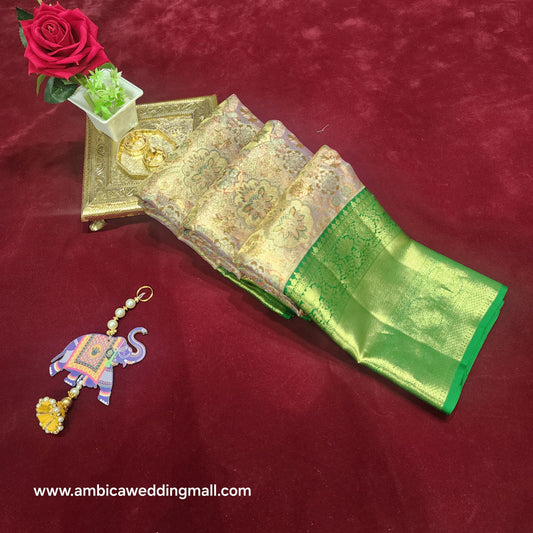Pure Kanchi Pattu bridal handloom sarees - Ambica Wedding Mall