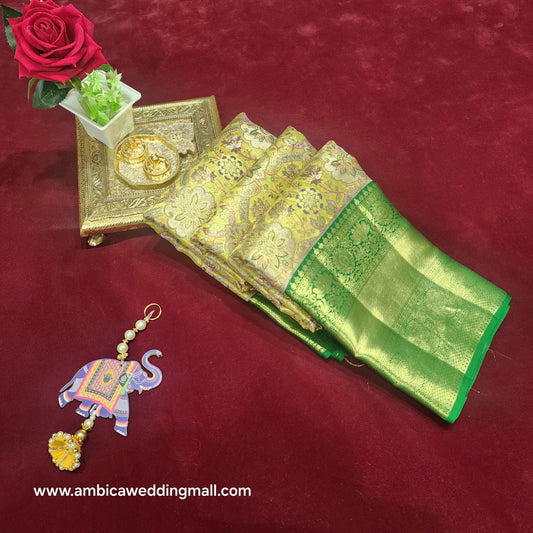 Pure Kanchi Pattu bridal handloom sarees - Ambica Wedding Mall