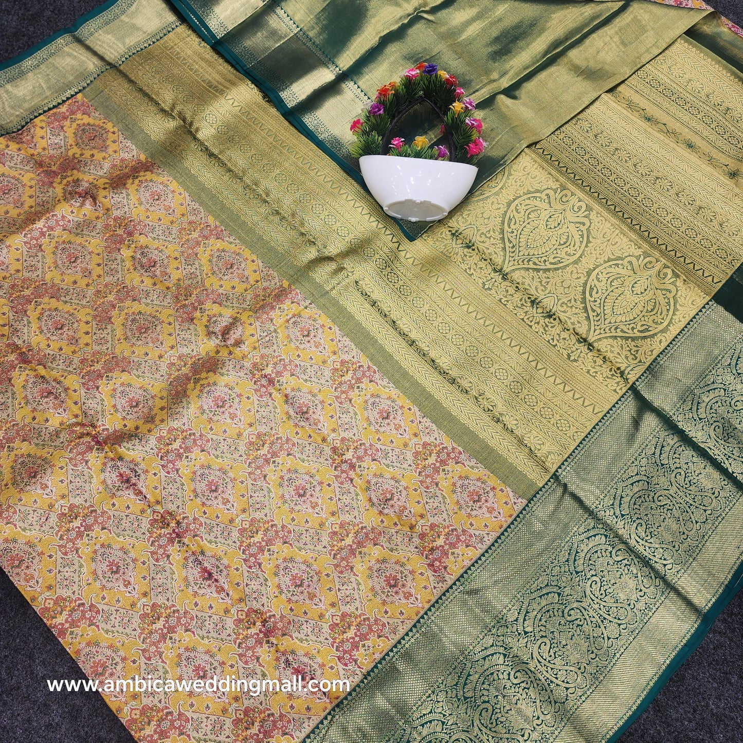 Pure Kanchi Pattu bridal handloom sarees - Ambica Wedding Mall