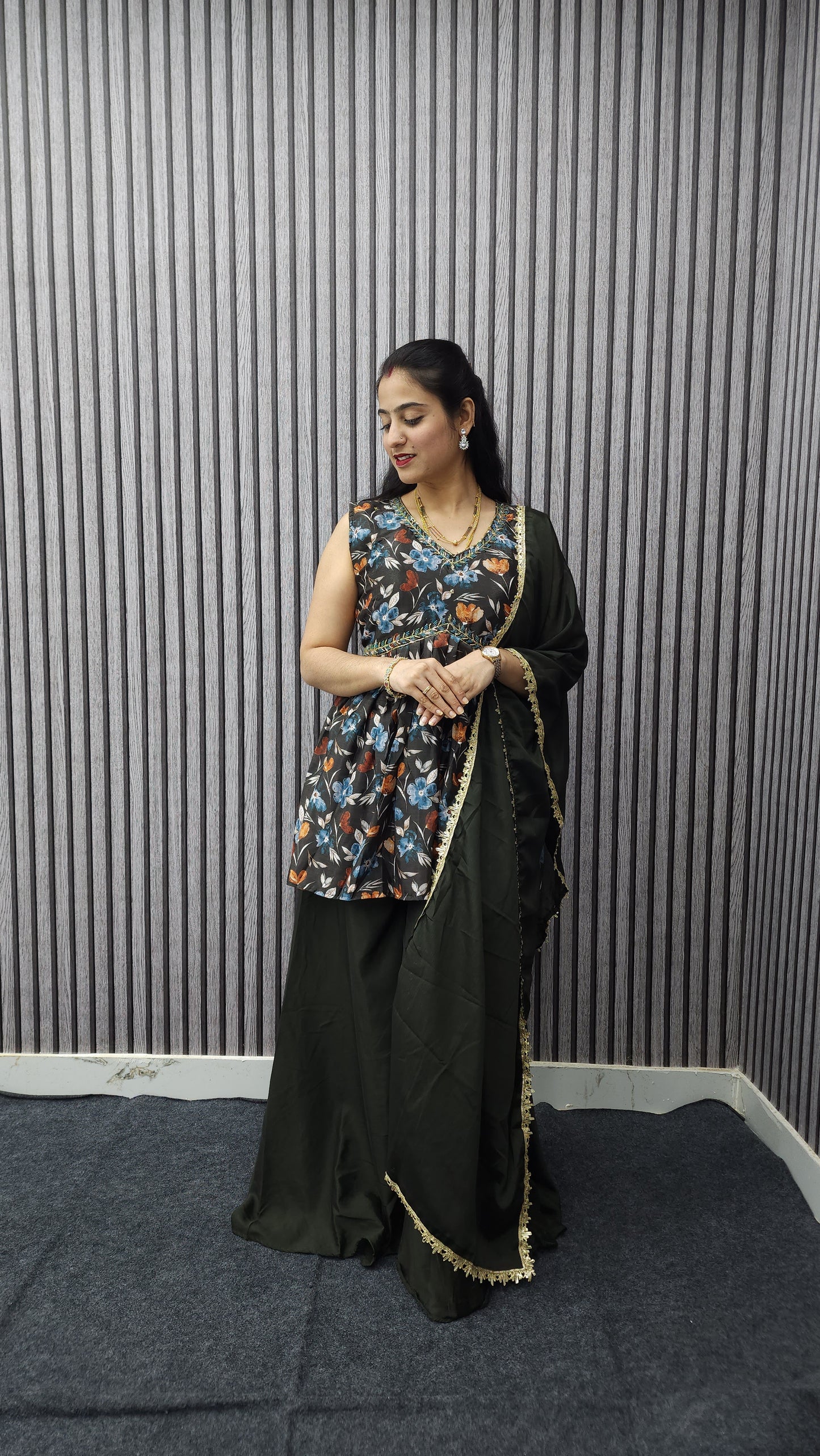 Hip Cut Fancy Designer Dress - Ambica Wedding Mall
