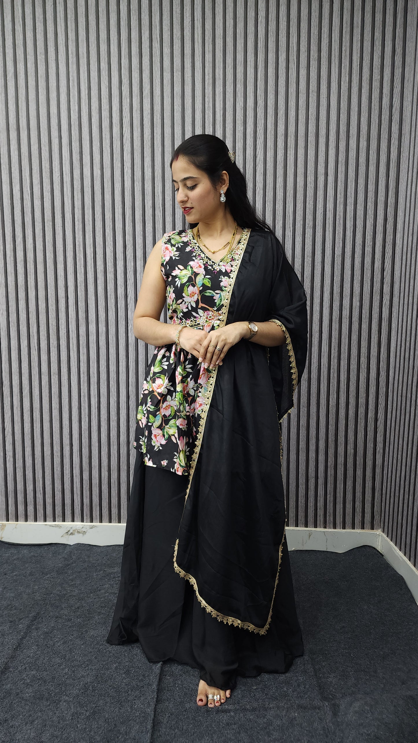 Hip Cut Fancy Designer Dress - Ambica Wedding Mall