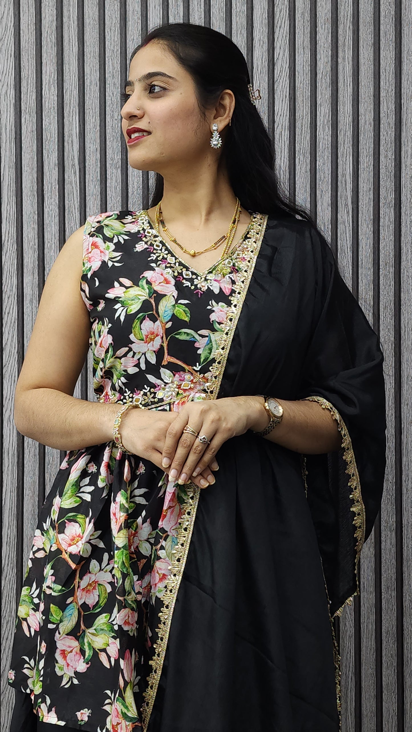 Hip Cut Fancy Designer Dress - Ambica Wedding Mall