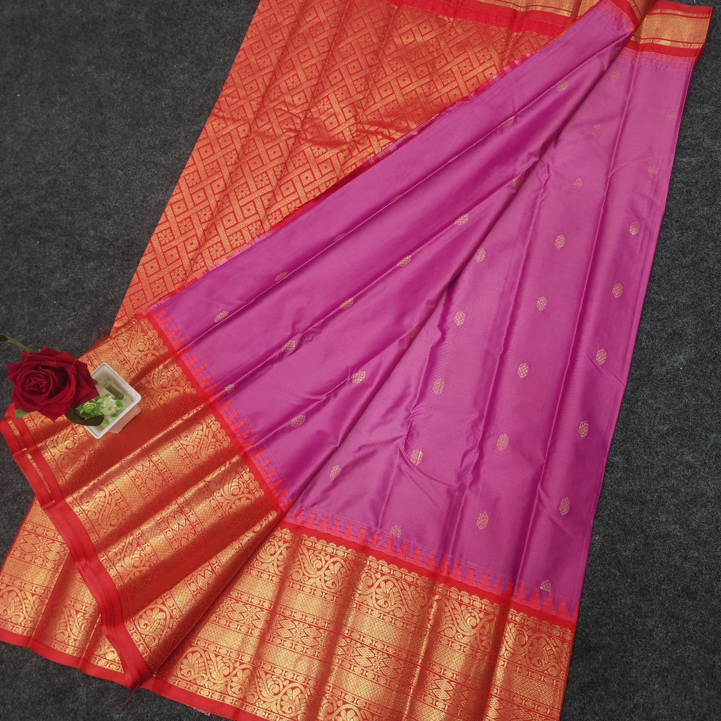 Gadwal Semi Pattu Saree - Ambica Wedding Mall