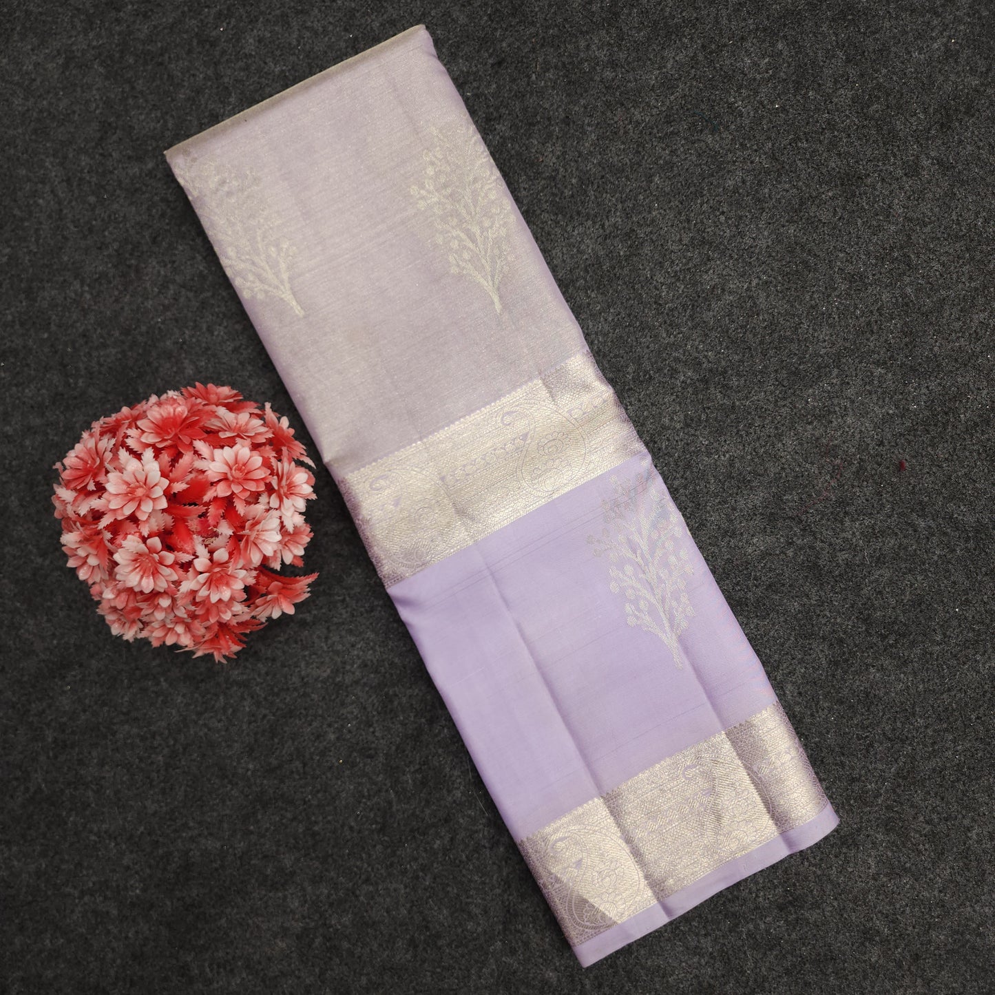 Pure Zari Handloom Kanchi Buta Saree - Ambica Wedding Mall
