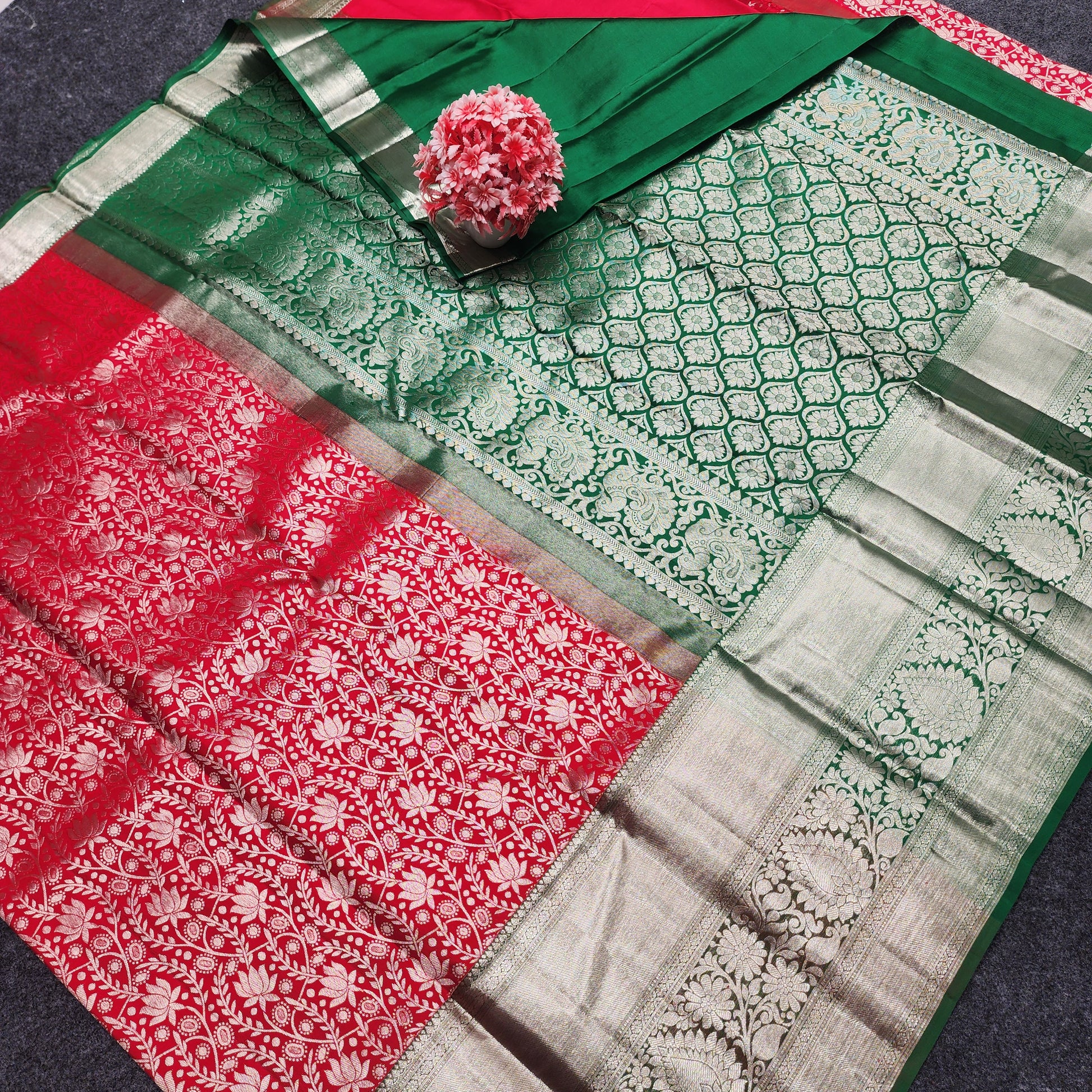 Kanchi Pattu Pure Resham Saree - Ambica Wedding Mall