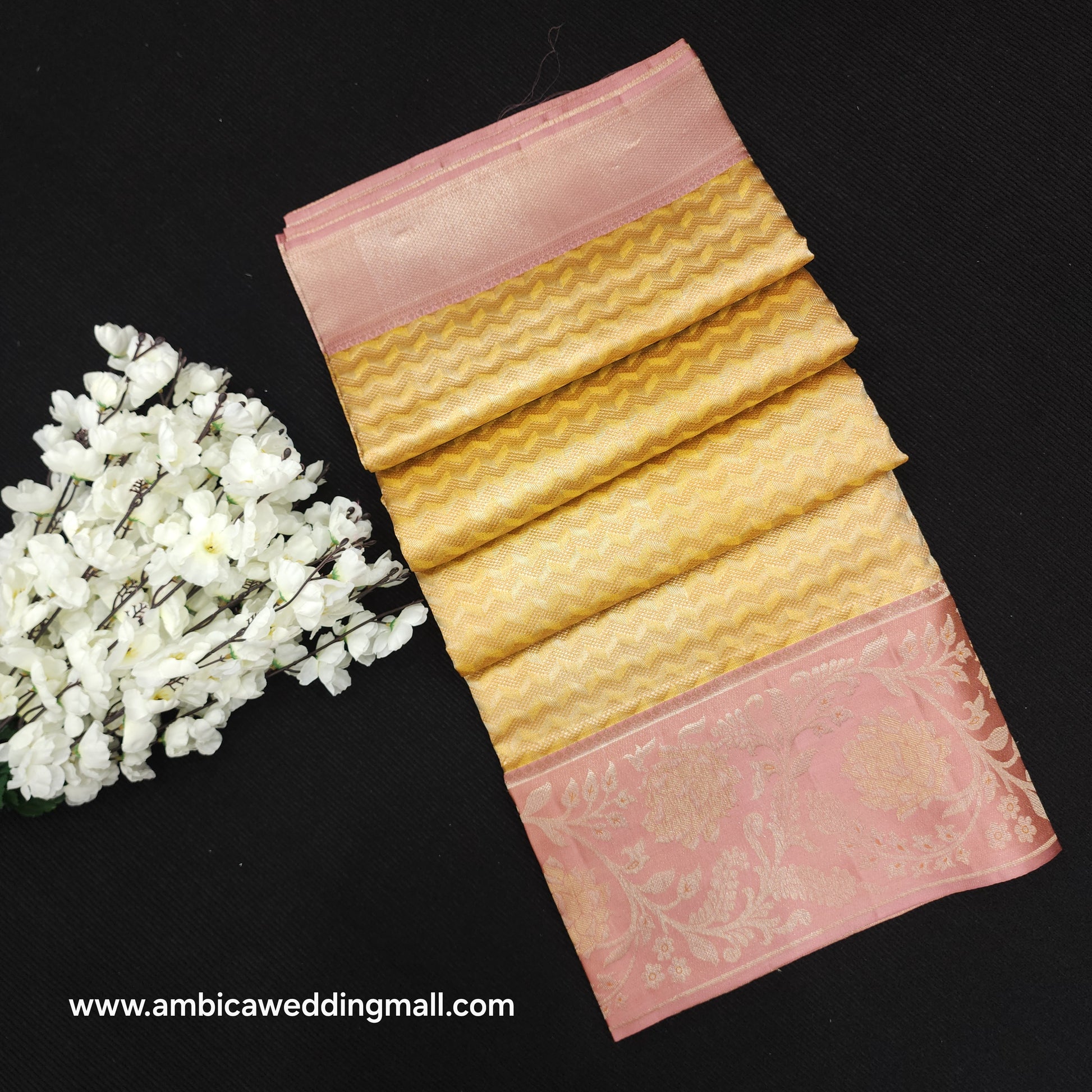 Pure Handloom Kanchi Pattu Bridal Saree - Ambica Wedding Mall