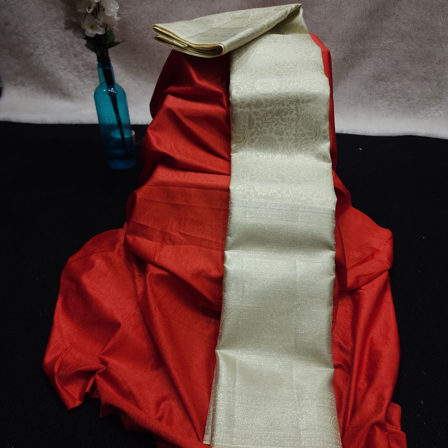 Pure Kanchi Pattu Handloom Talambralu Saree - Ambica Wedding Mall