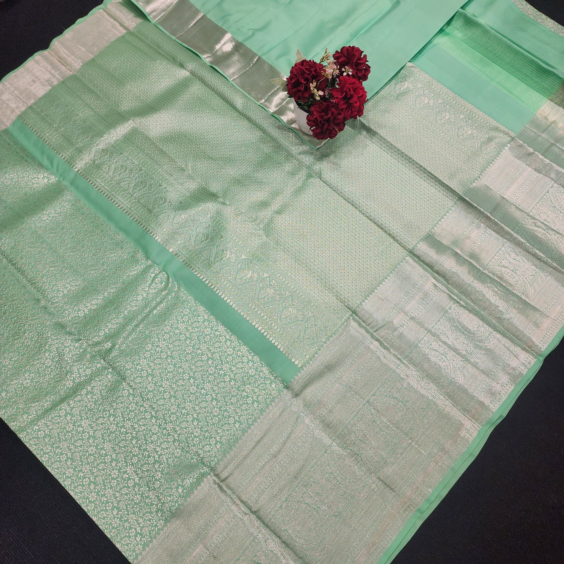 Pure Kanchi Pattu Resham self Sarees - Ambica Wedding Mall