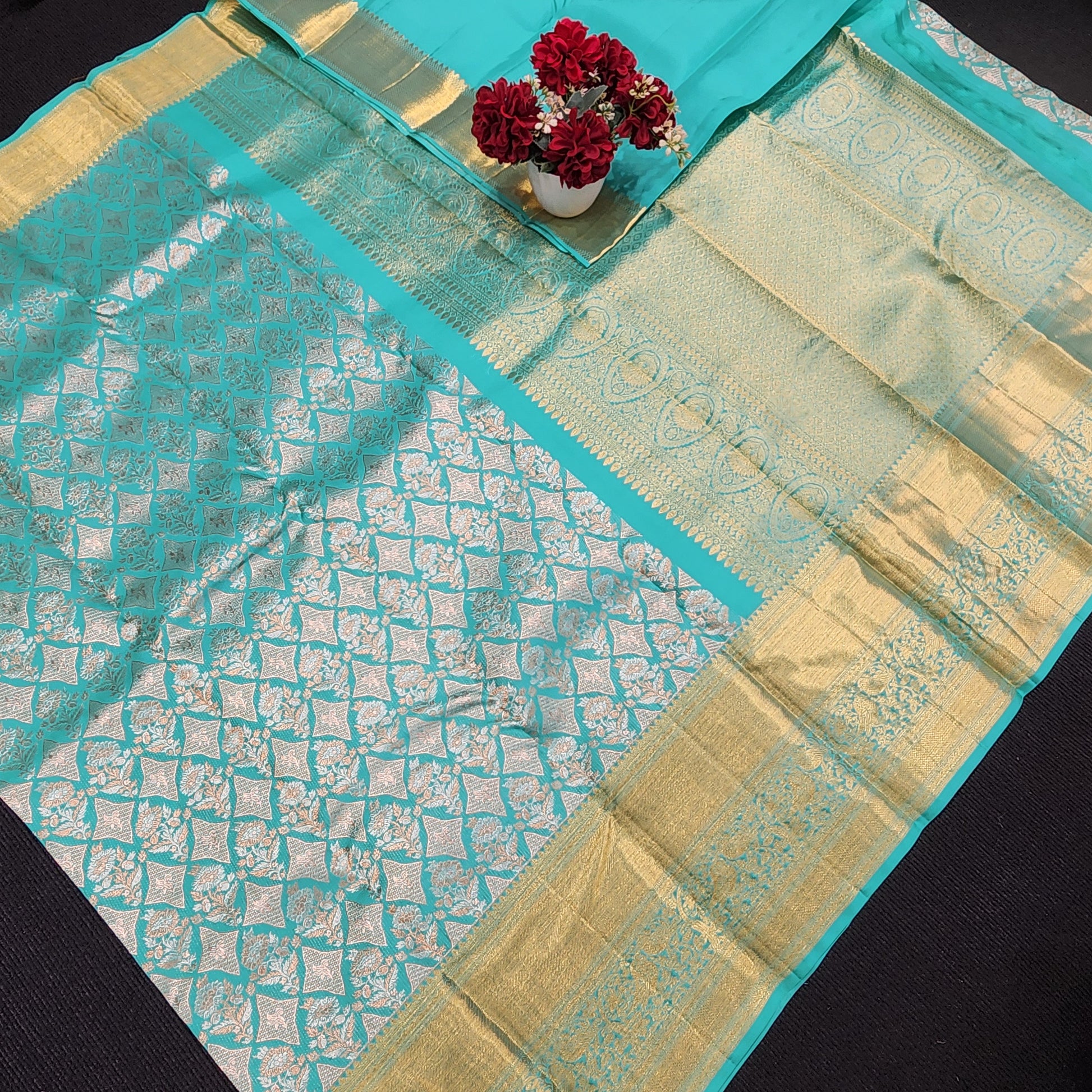 Pure Kanchi Pattu Resham self Sarees - Ambica Wedding Mall