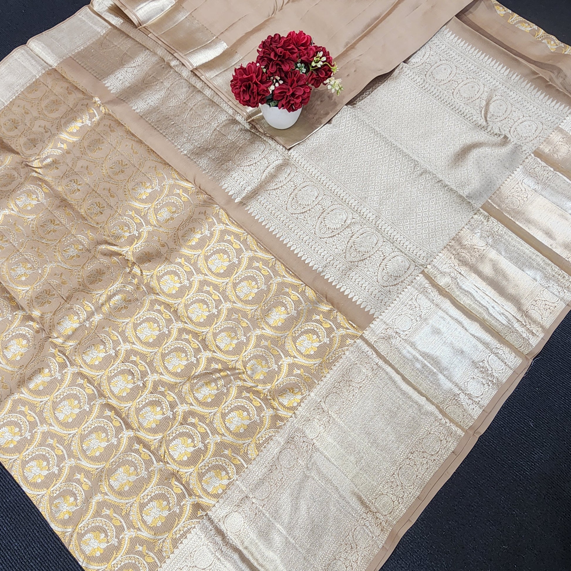 Pure Kanchi Pattu Resham self Sarees - Ambica Wedding Mall