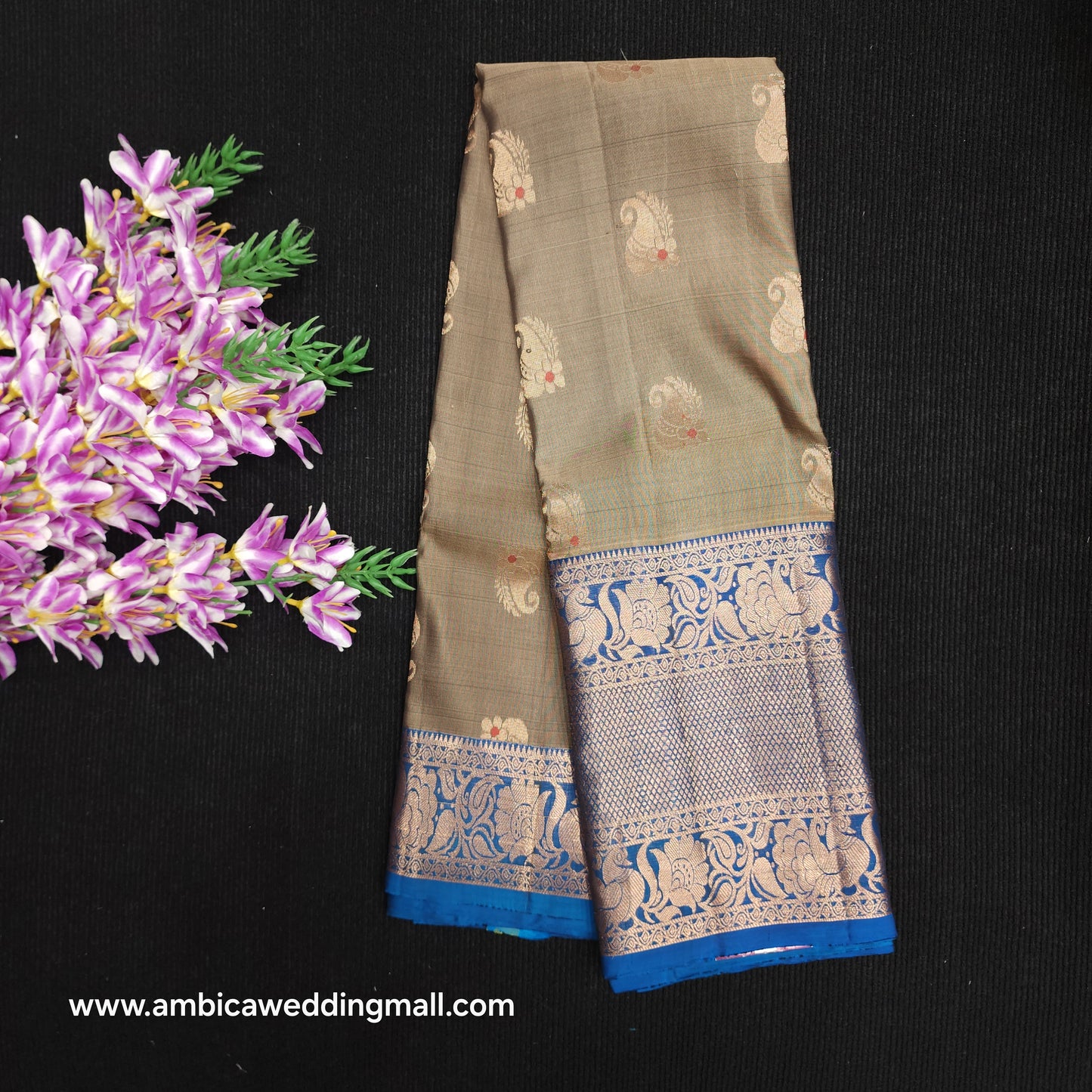 Kanchi pattu Handloom butta light weight sarees