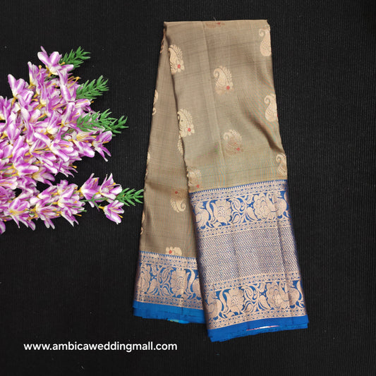 Kanchi pattu Handloom butta light weight sarees