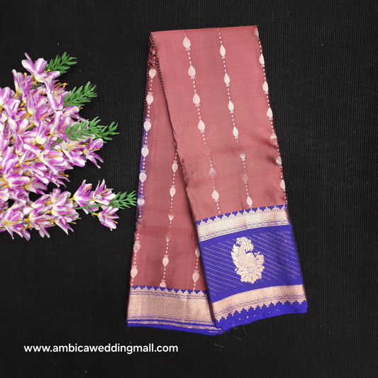 Kanchi Pattu Handloom Butta Light Weight Saree