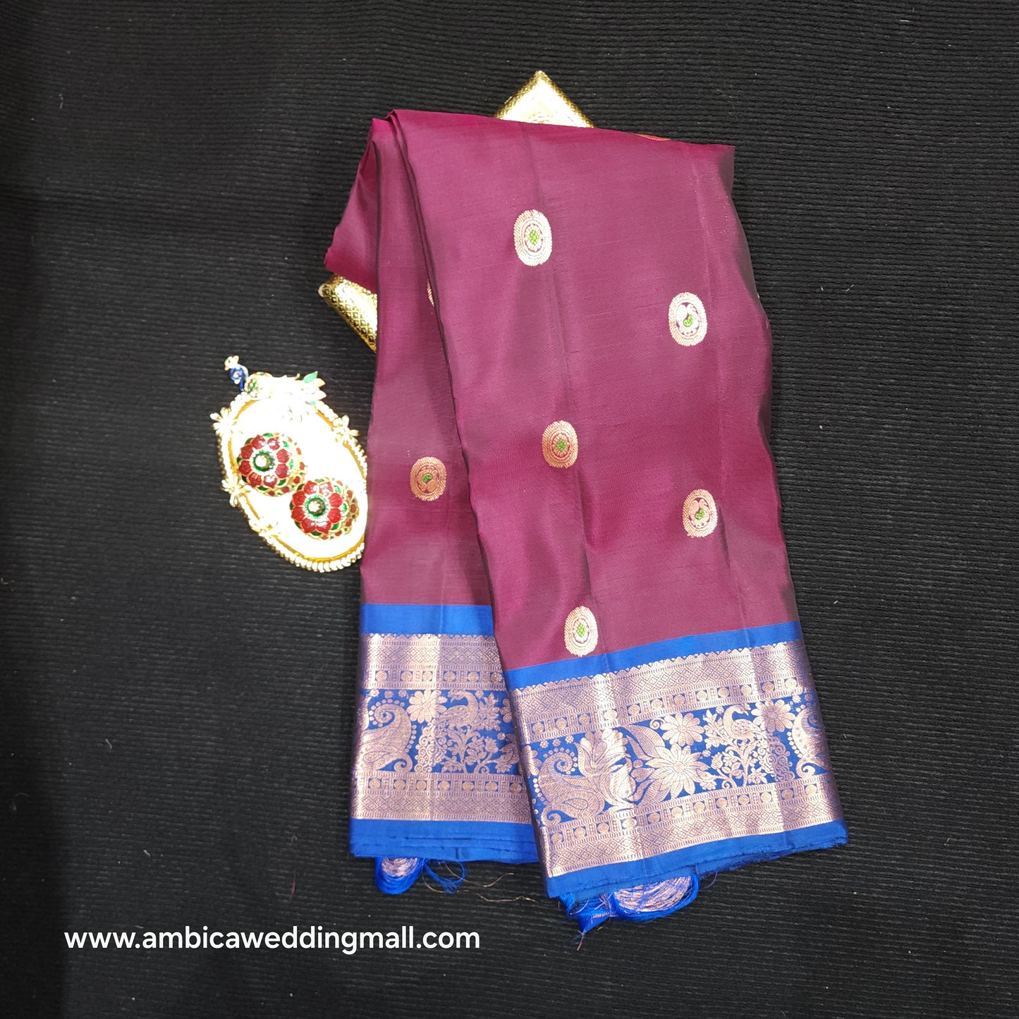 Kanchi Pattu Handloom Butta Saree