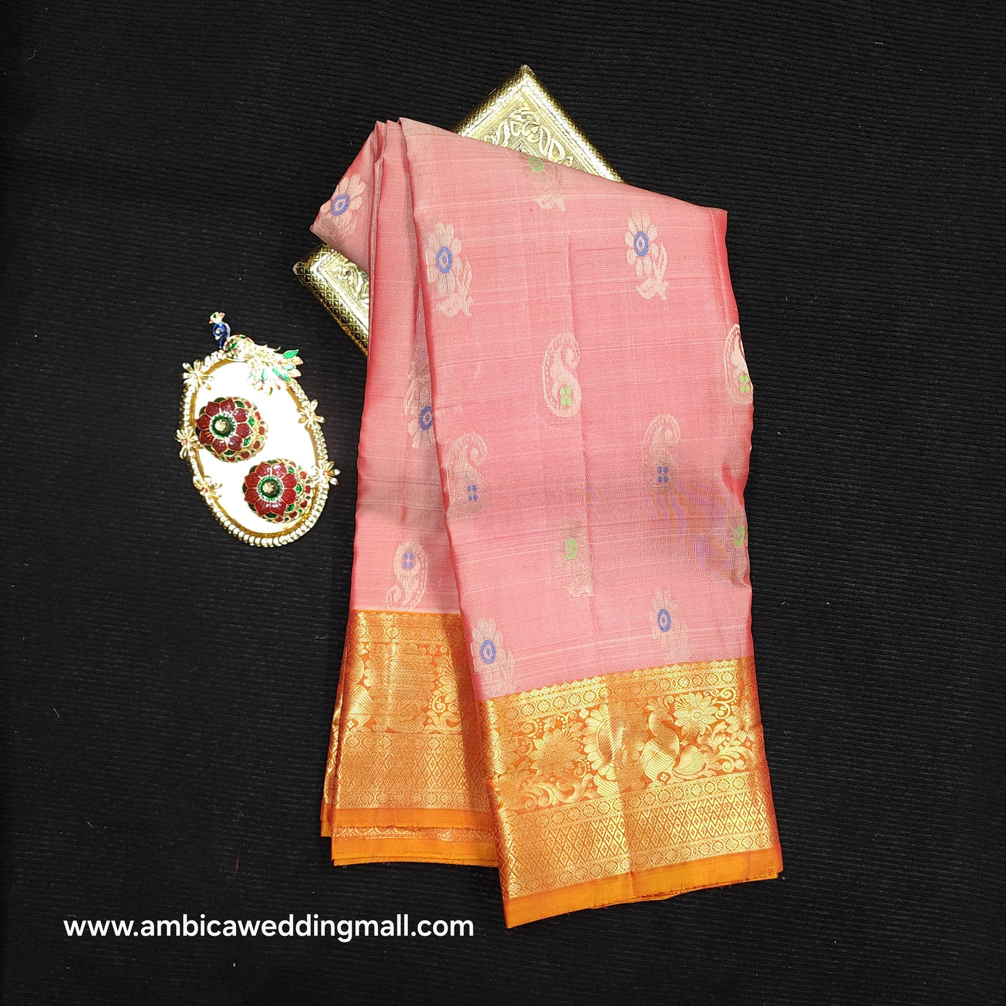 Kanchi Pattu Handloom Butta Saree