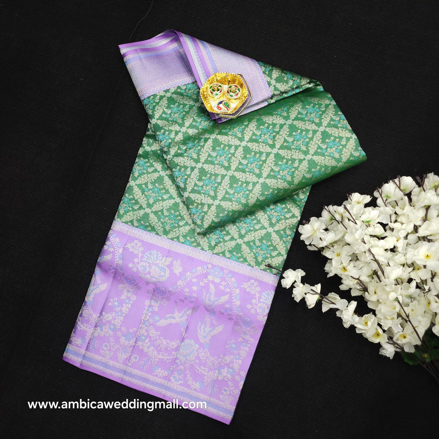 Pure Resham Bridal Kanchi Pattu Handloom Saree
