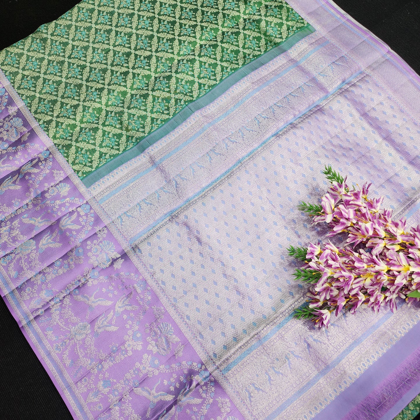 Pure Resham Bridal Kanchi Pattu Handloom Saree