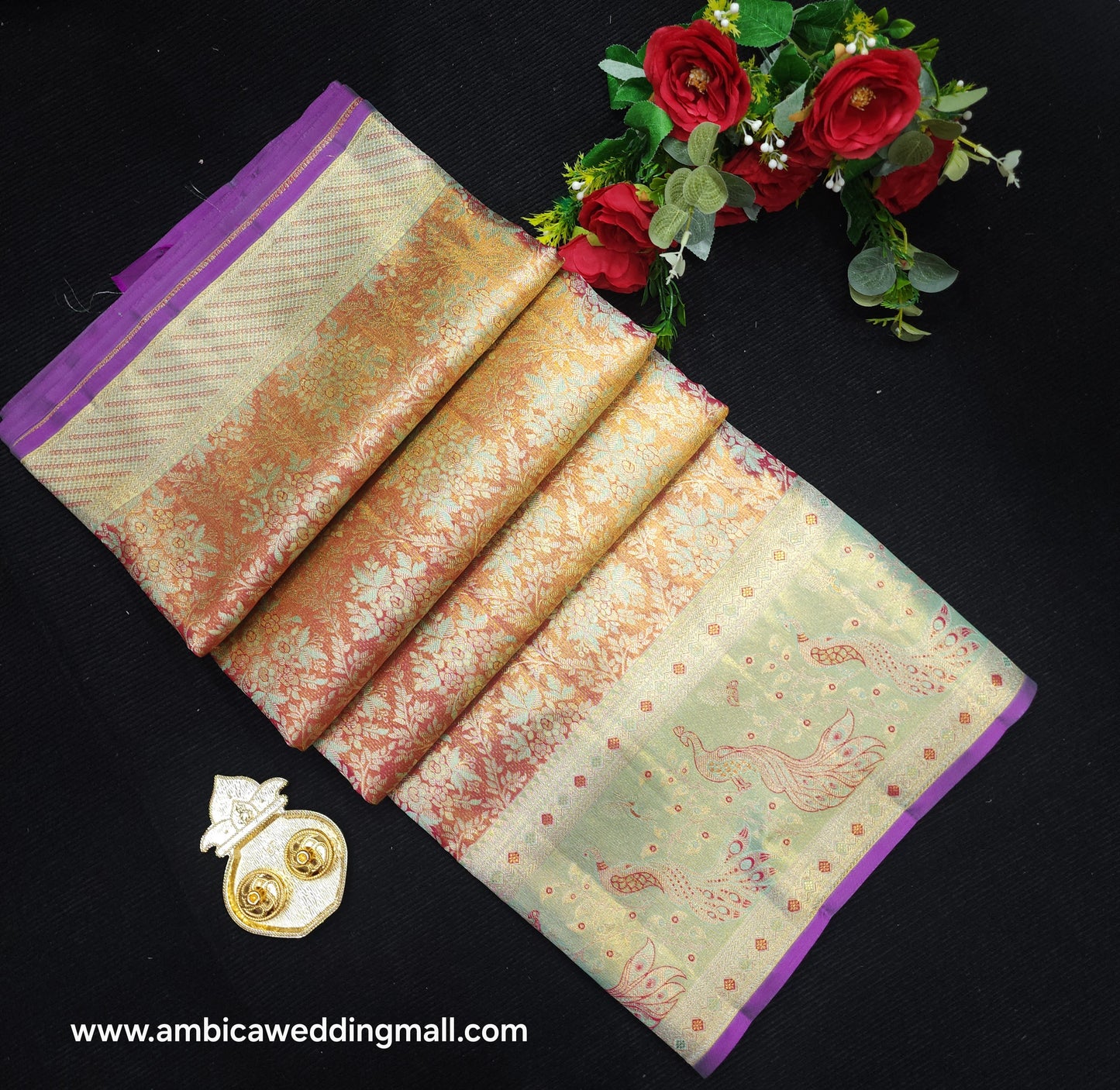 Pure Handloom Kanchi Pattu Bridal Saree