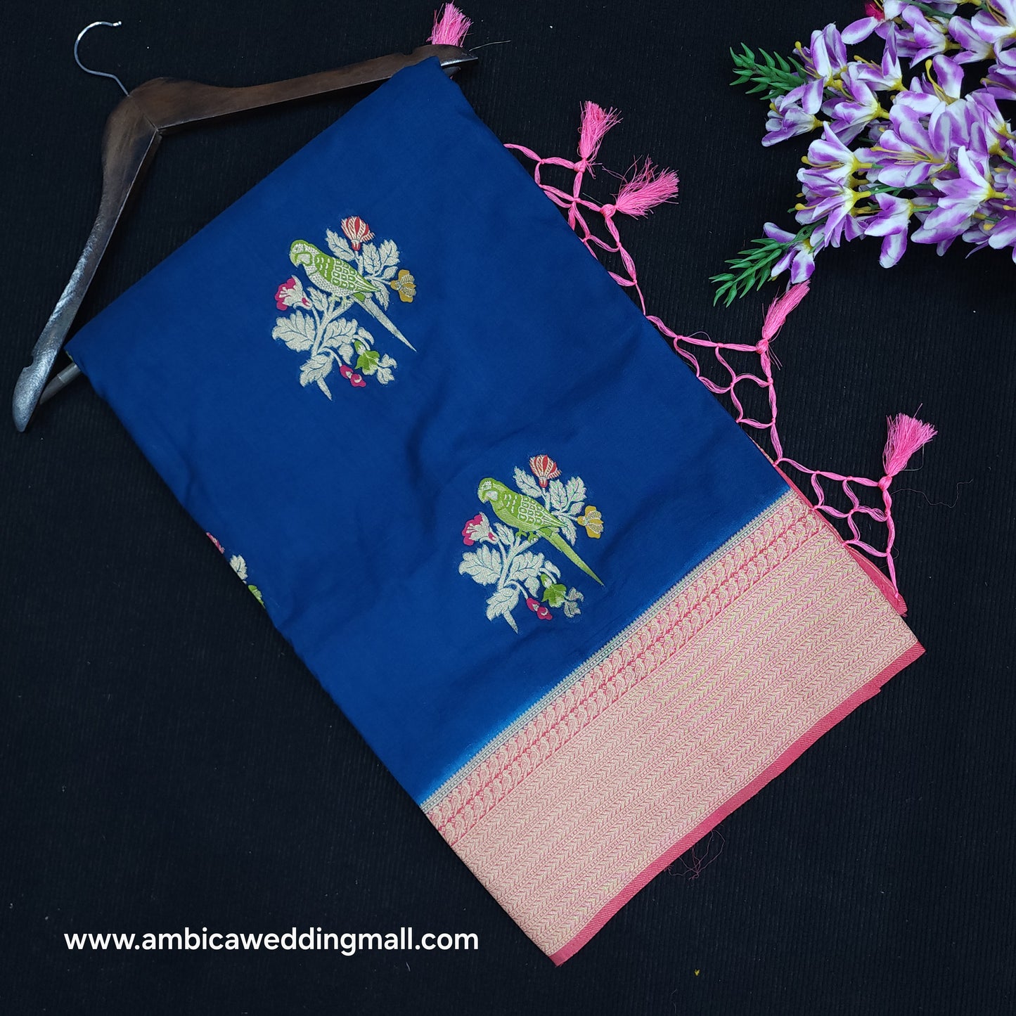 Banaras Meenakari Butta Saree - B1850