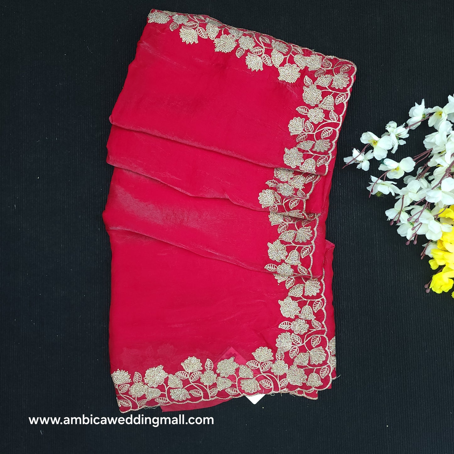 Fancy Work Saree- W1690