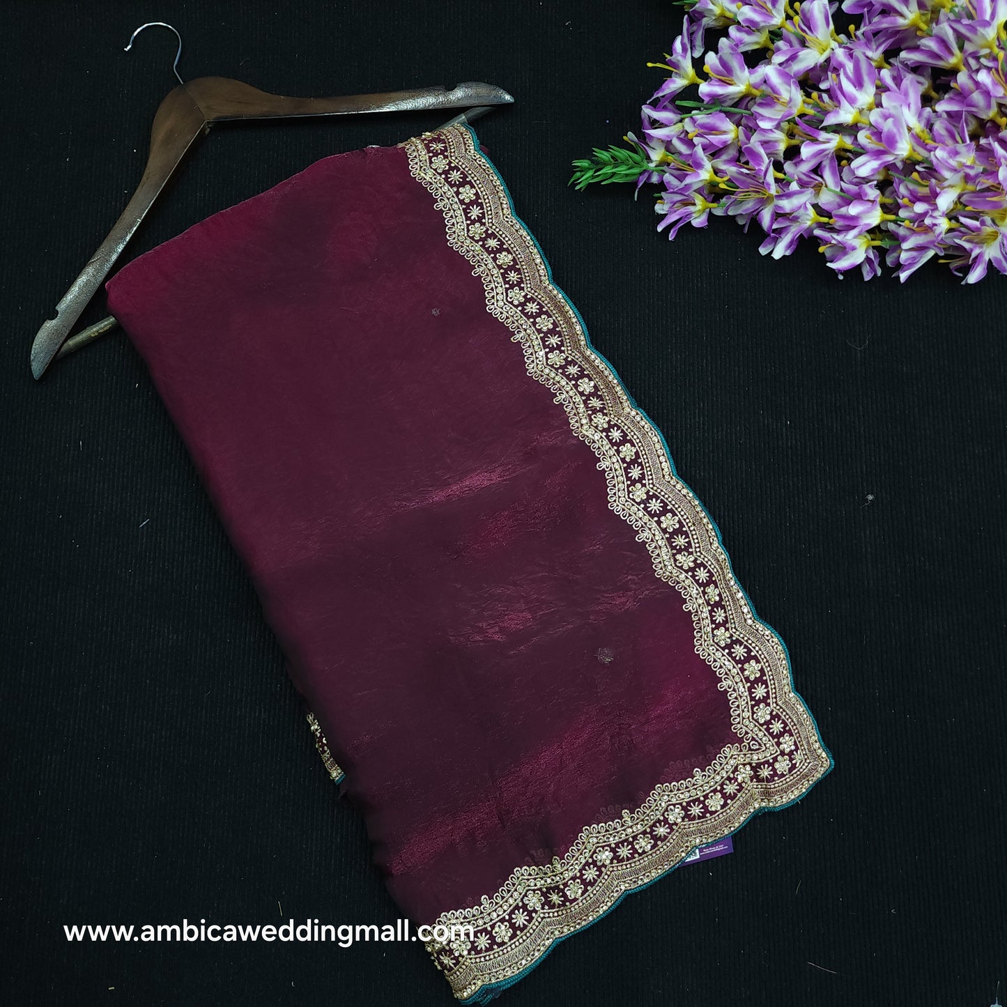 Designer Fancy Work Saree - H2150