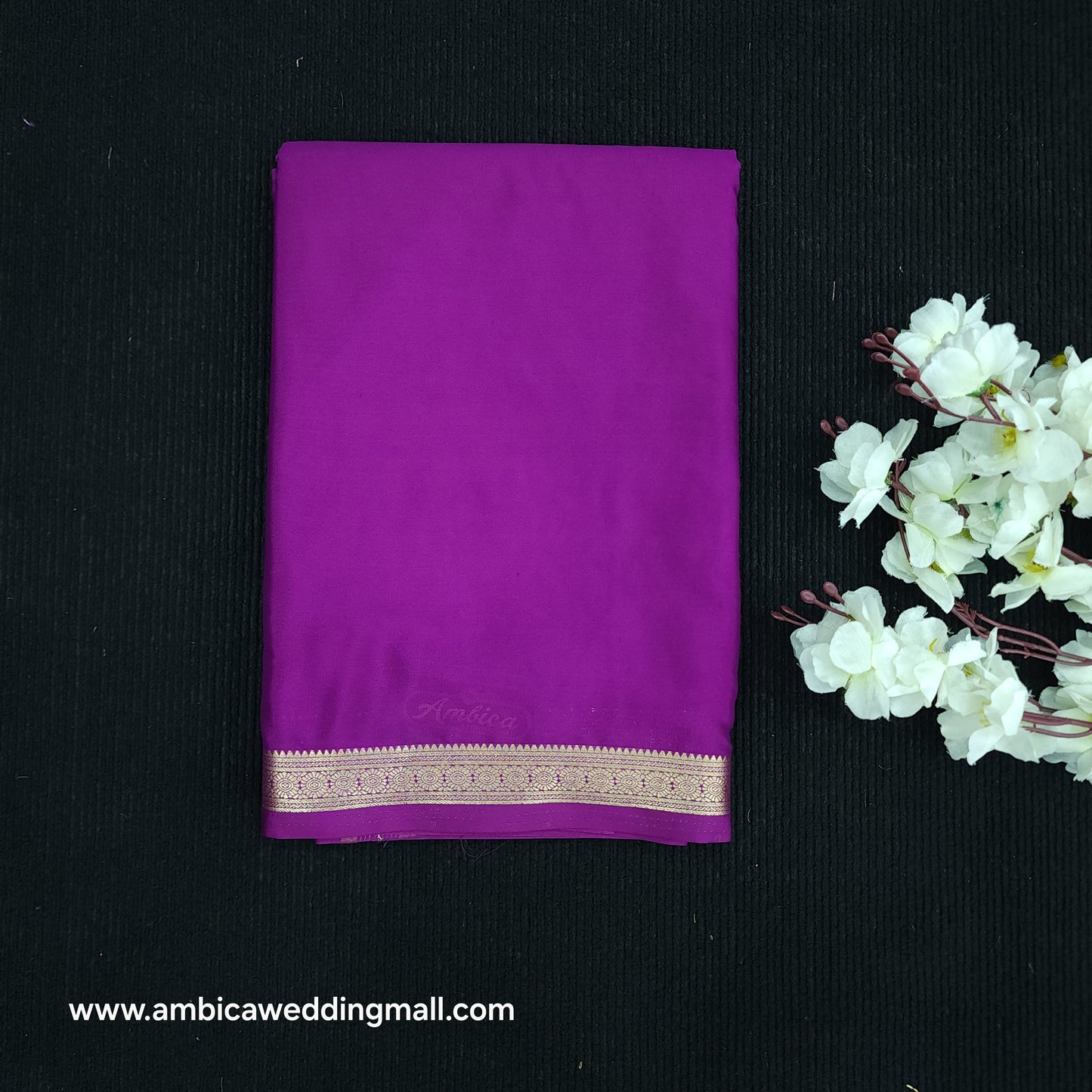 Mysore crape saree - M890