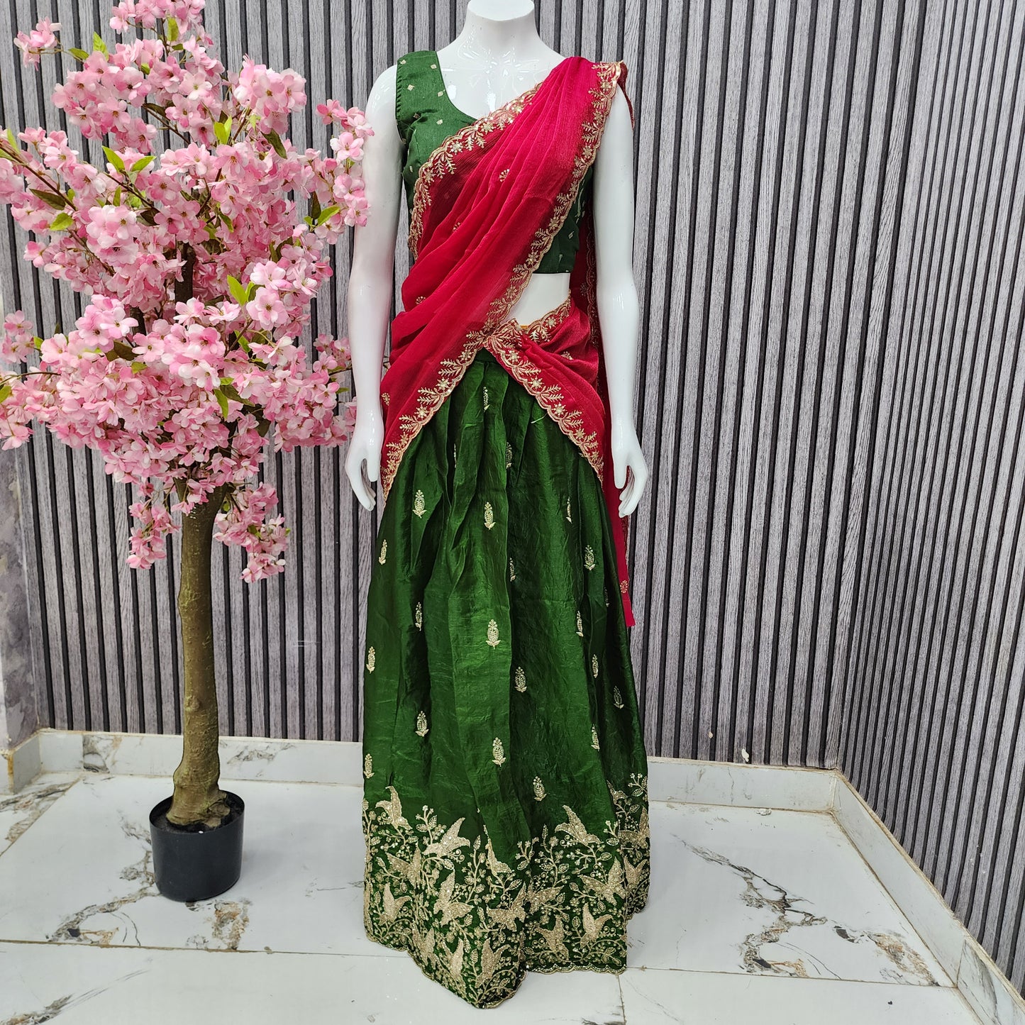 Fancy Half Saree - H1550