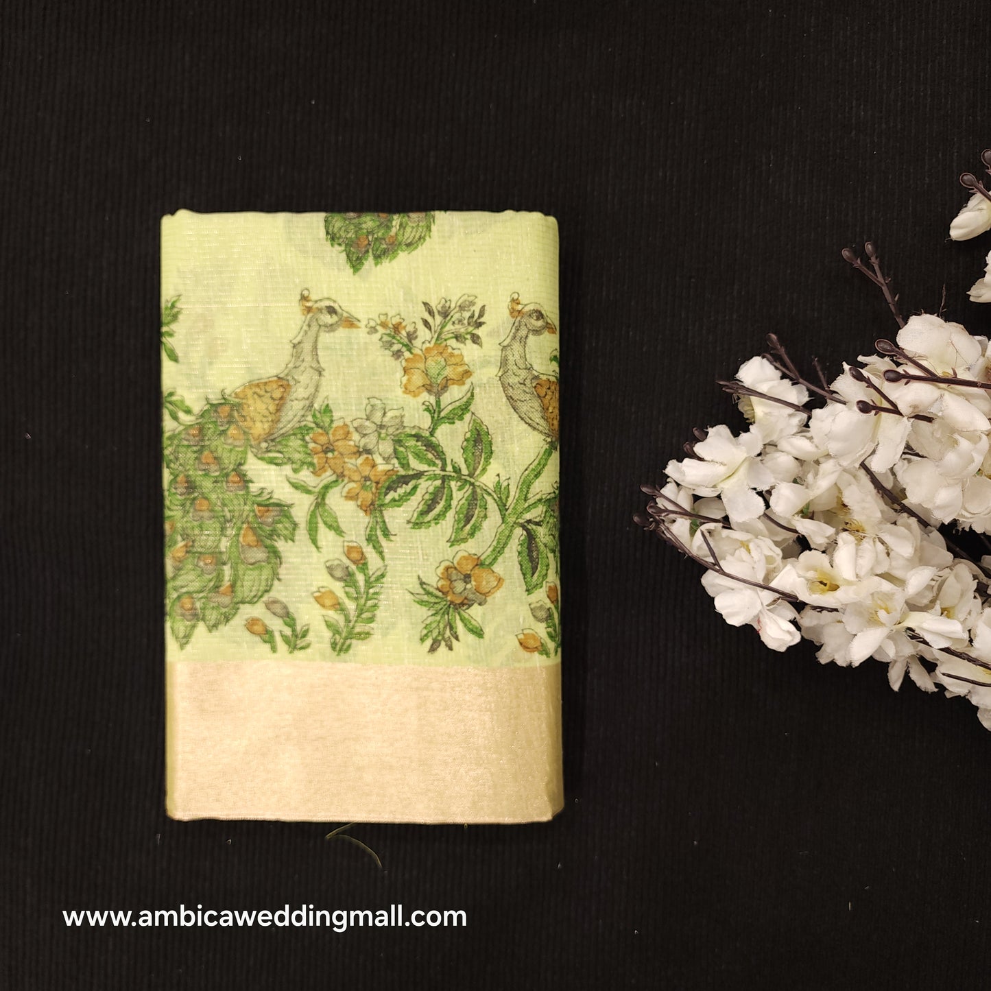 Jari Kota Kalamkari Saree - JK500