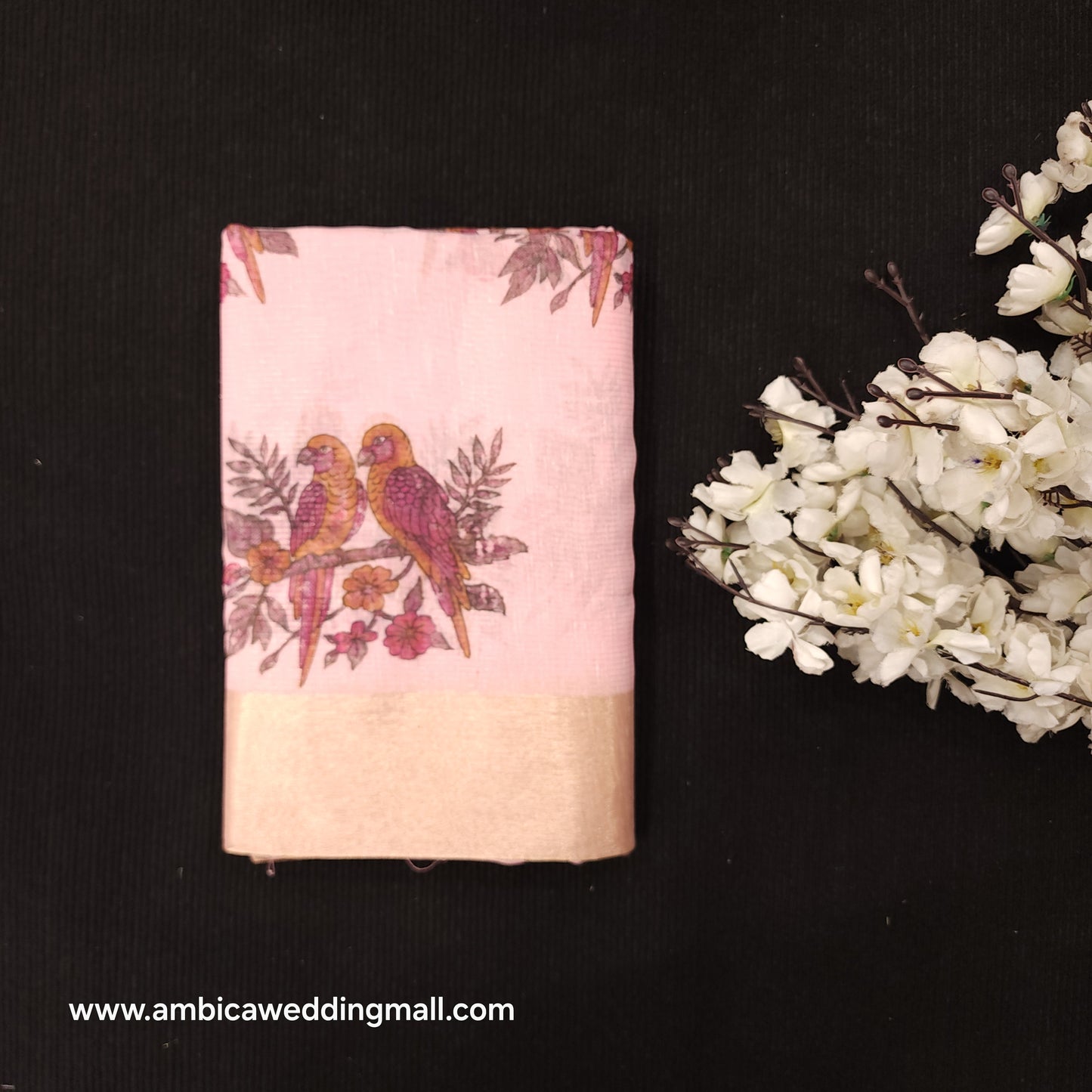 Jari Kota Kalamkari Saree - JK500