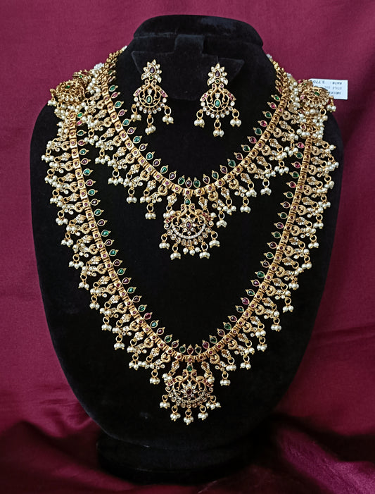 Beautiful Nakshi Gutta pusalu Combo Set - Ambica Wedding Mall