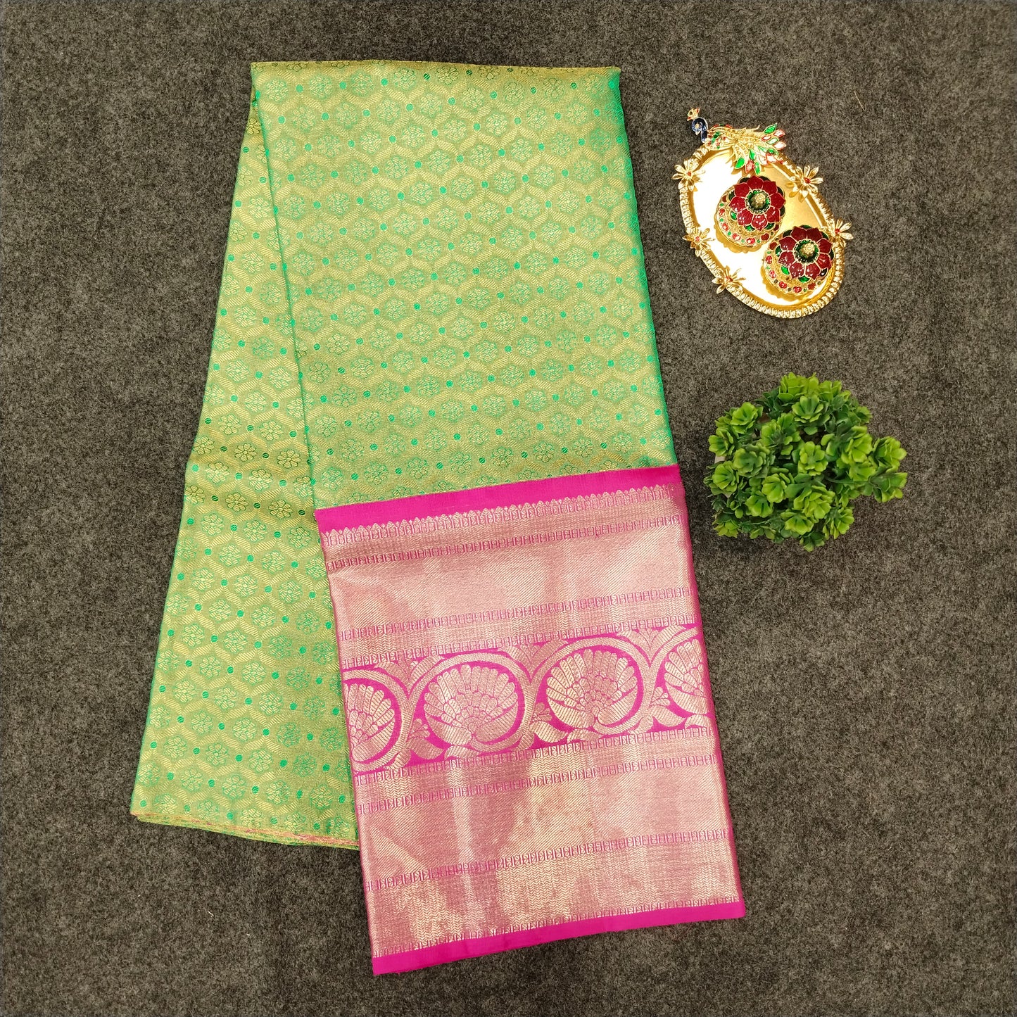 Pure Resham Kanchivaram Pattu Lehengas - Ambica Wedding Mall