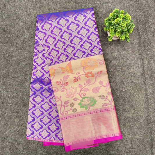 Pure Resham Kanchivaram Pattu Lehengas - Ambica Wedding Mall