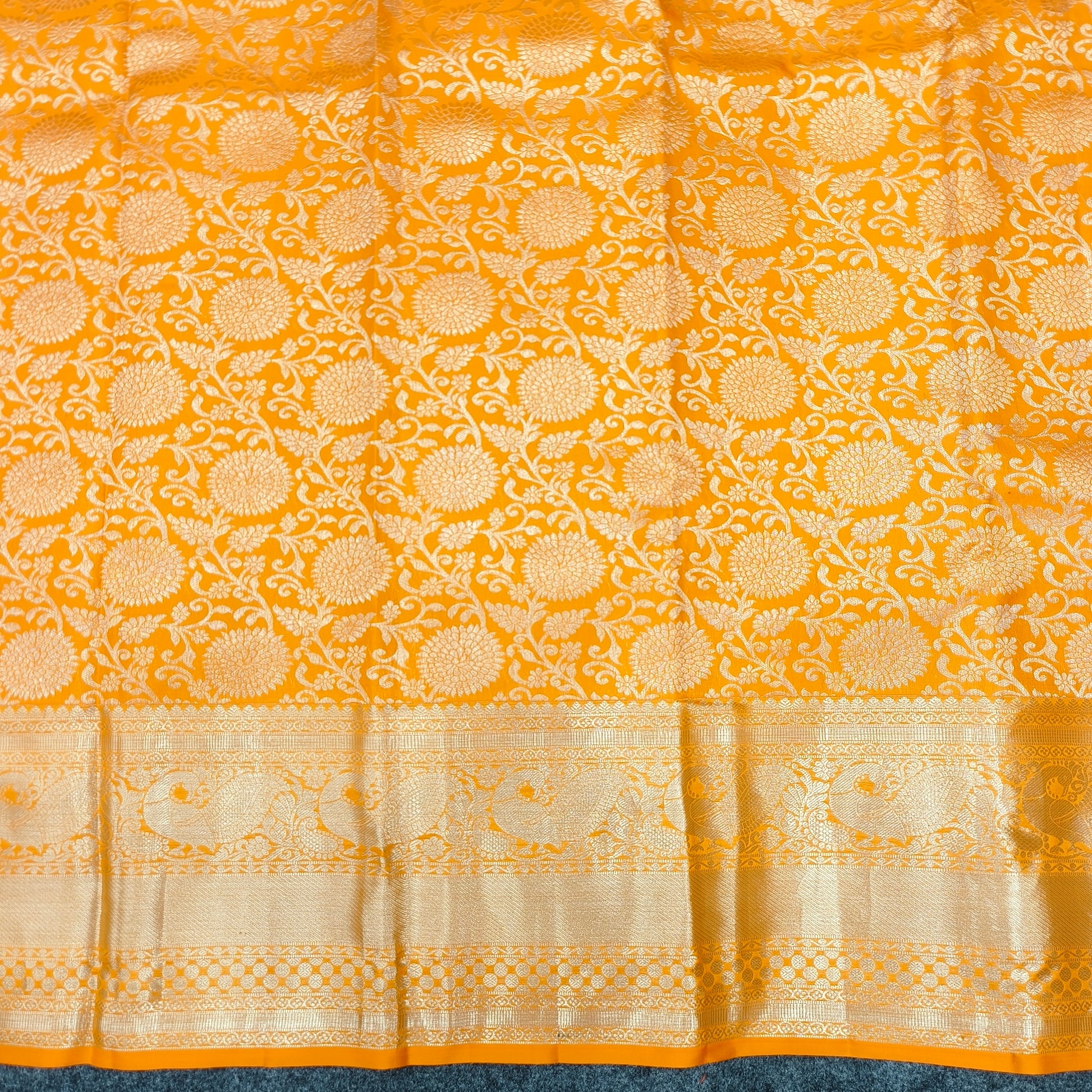 ✨Pure Resham Bridal Kanchi Pattu Handloom Saree - Ambica Wedding Mall