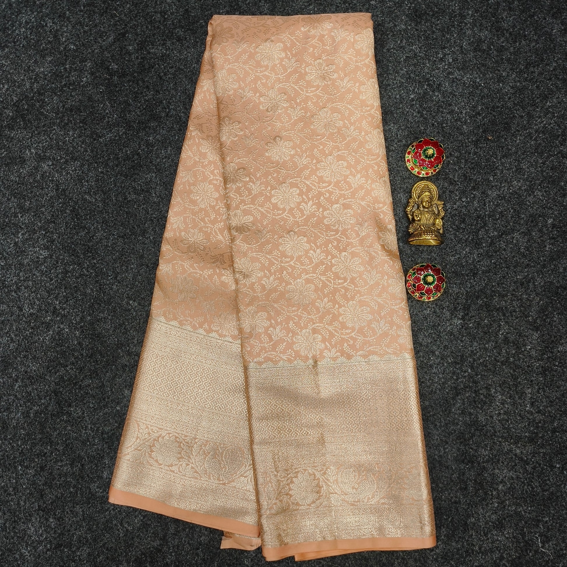 ✨Pure Resham Bridal Kanchi Pattu Handloom Saree - Ambica Wedding Mall