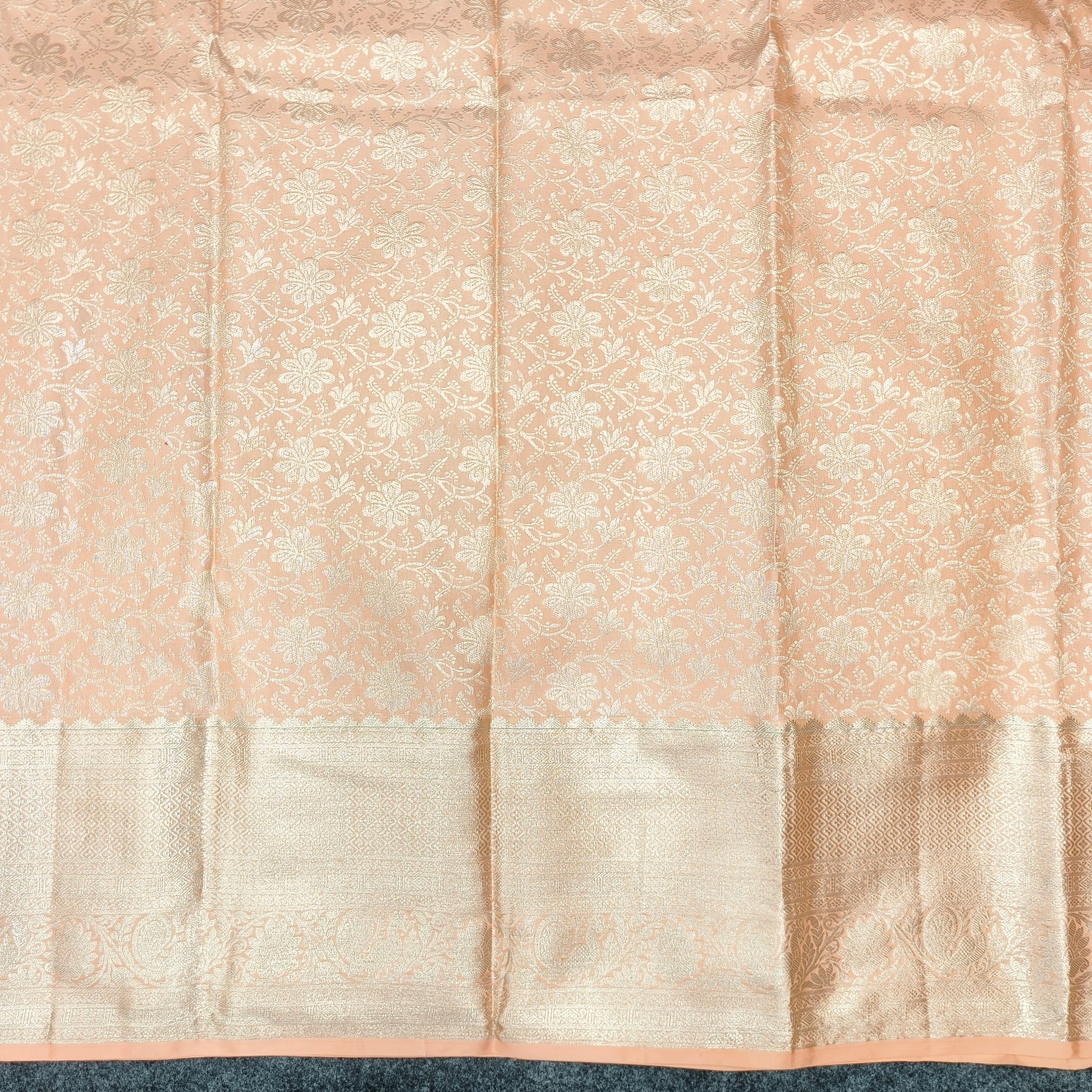 ✨Pure Resham Bridal Kanchi Pattu Handloom Saree - Ambica Wedding Mall