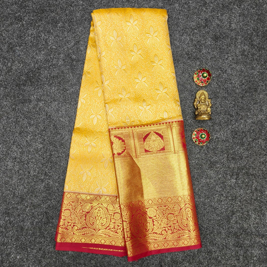 β¨Pure Resham Bridal Kanchi Pattu Handloom Saree - Ambica Wedding Mall