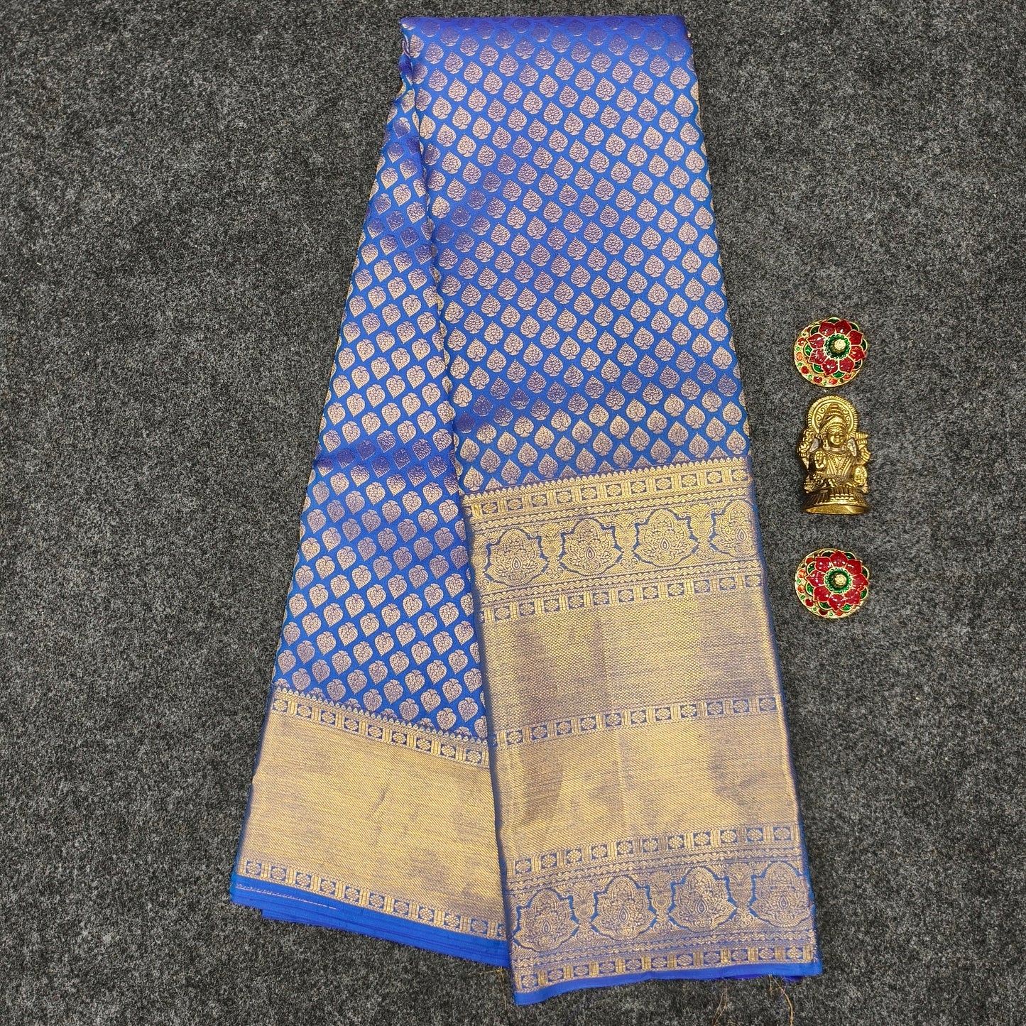 ✨Pure Resham Bridal Kanchi Pattu Handloom Saree - Ambica Wedding Mall