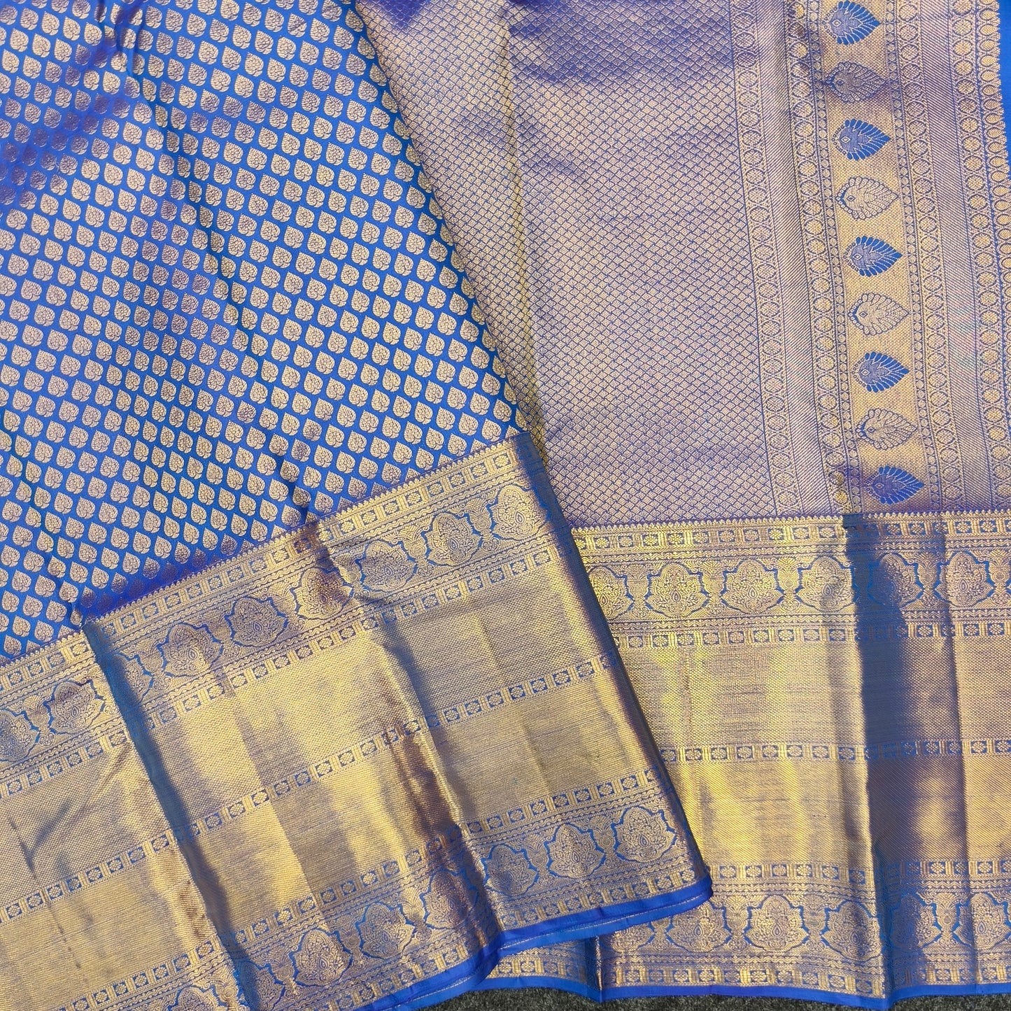 ✨Pure Resham Bridal Kanchi Pattu Handloom Saree - Ambica Wedding Mall