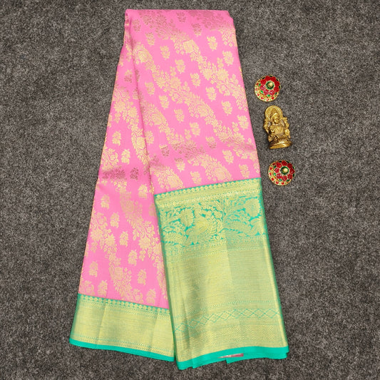 β¨Pure Resham Bridal Kanchi Pattu Handloom Saree - Ambica Wedding Mall