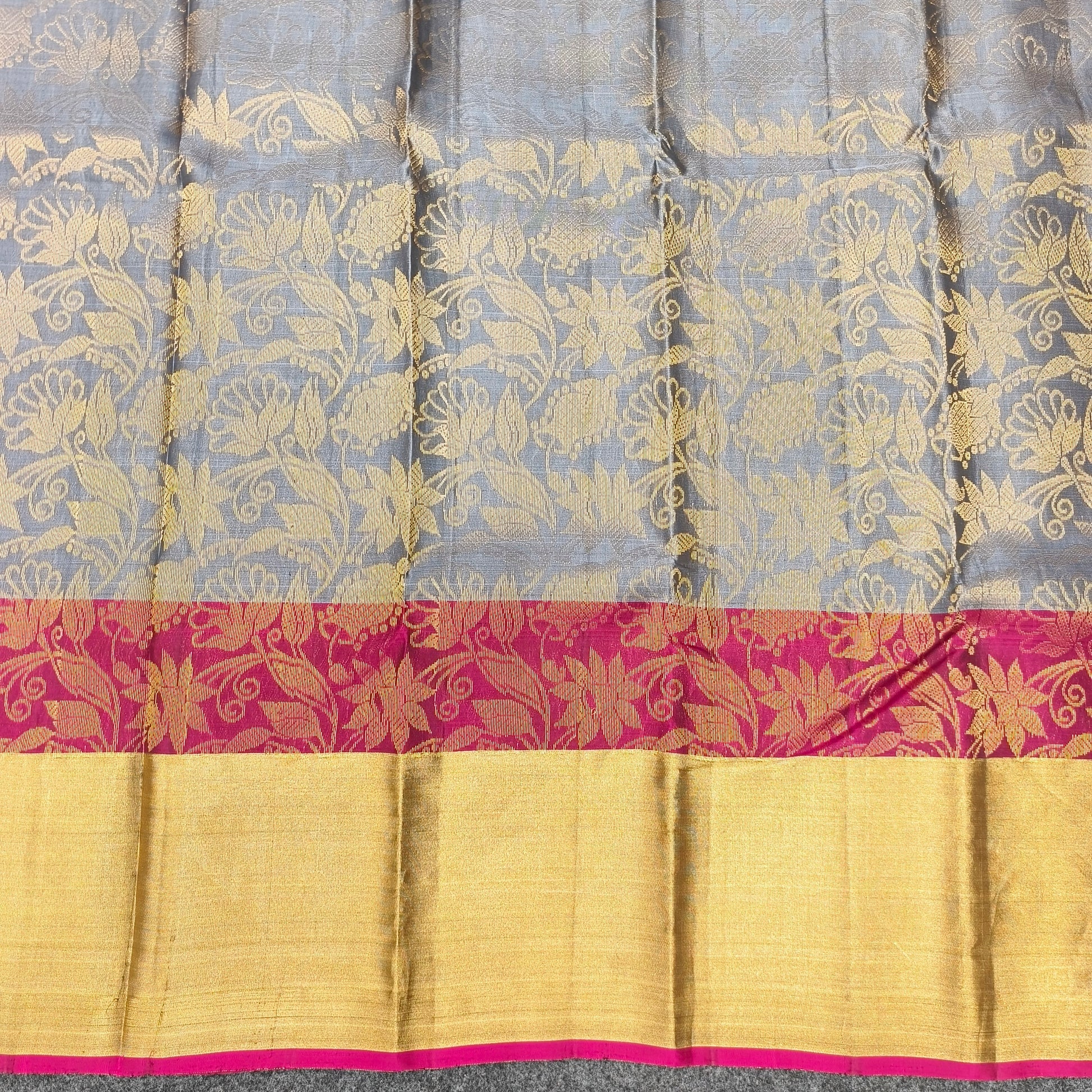 ✨Kanchi Pattu Handloom Brocade Saree - Ambica Wedding Mall
