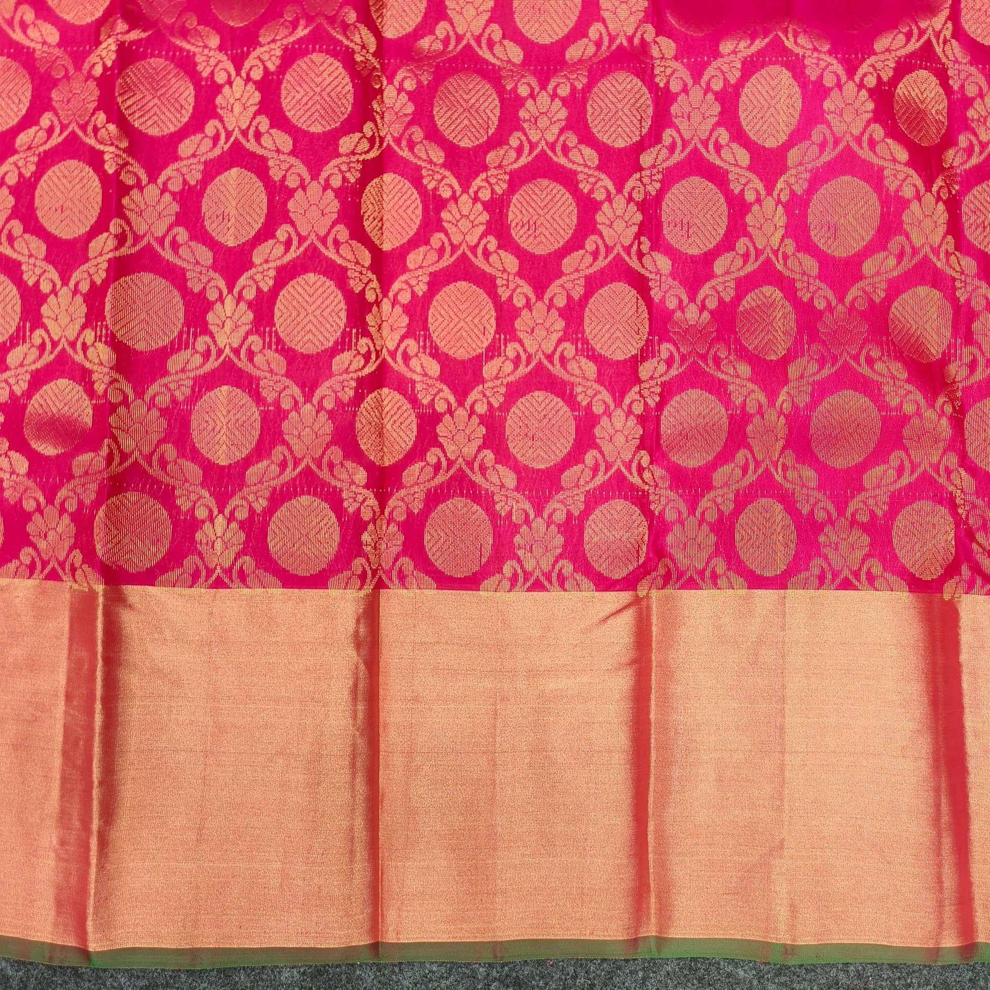 ✨Kanchi Pattu Handloom Brocade Saree - Ambica Wedding Mall
