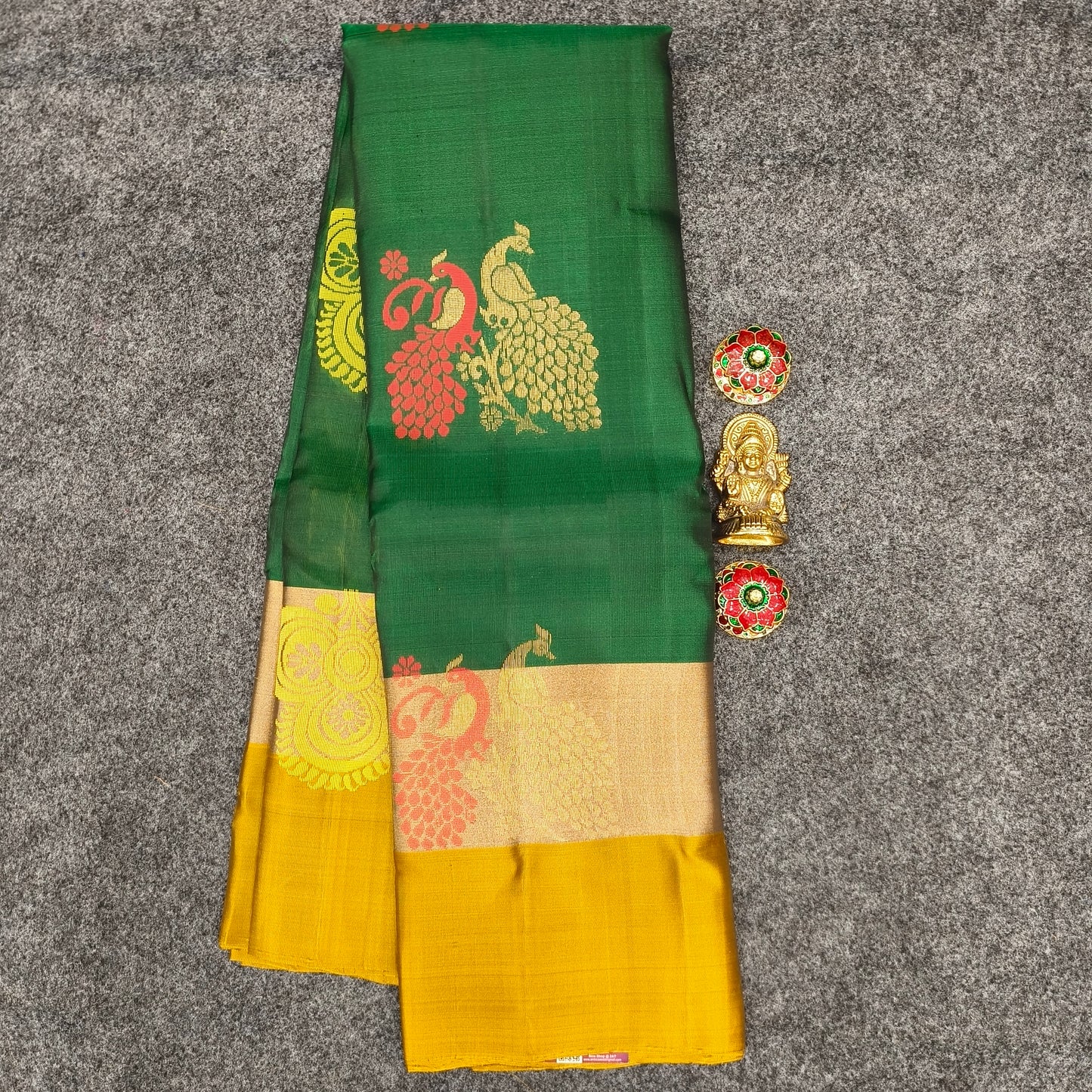 ✨Kanchi Pattu Bentex Border Saree - Ambica Wedding Mall