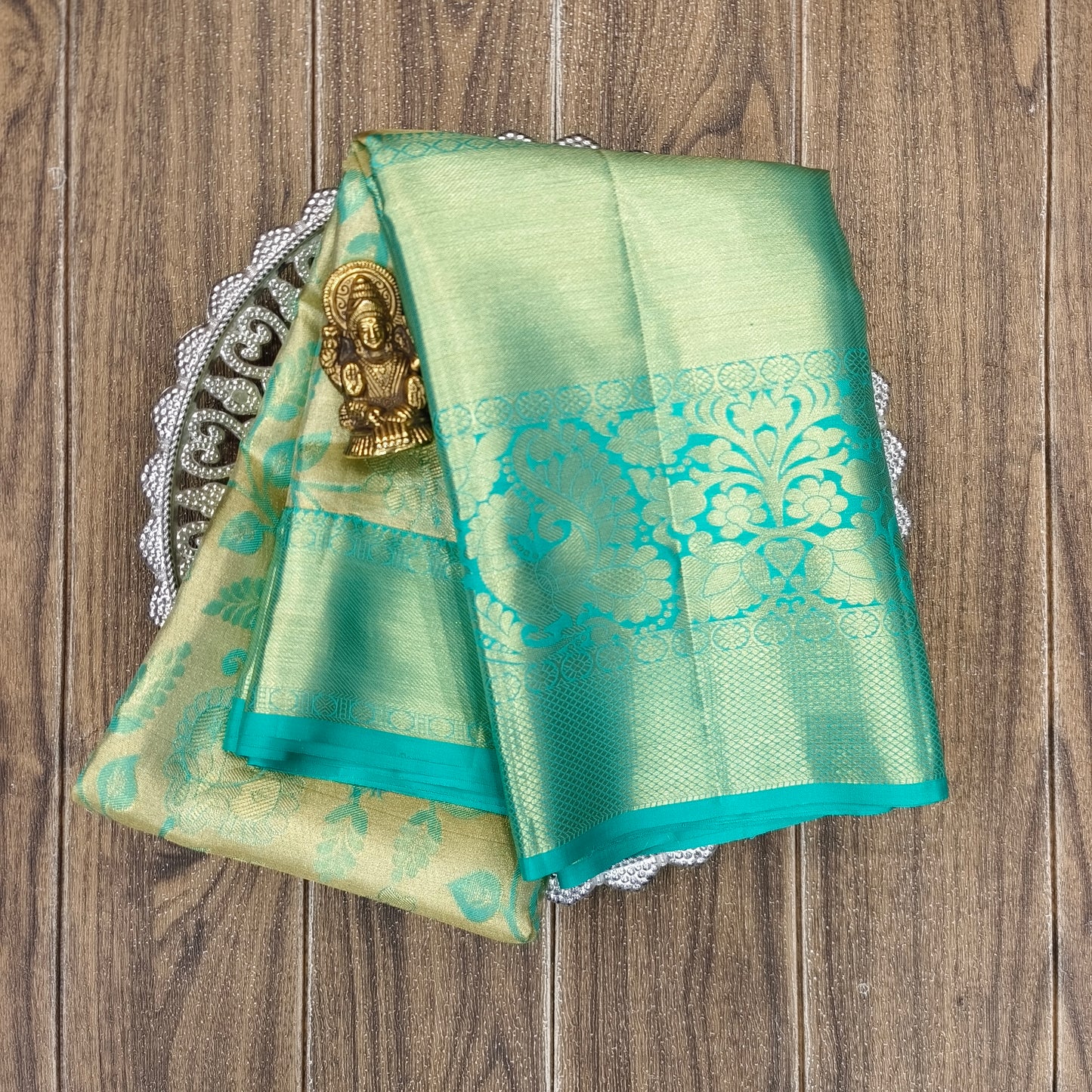 ✨Kanchi Pattu Bridal Pure Zari Saree - Ambica Wedding Mall