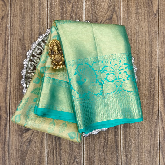 ✨Kanchi Pattu Bridal Pure Zari Saree - Ambica Wedding Mall