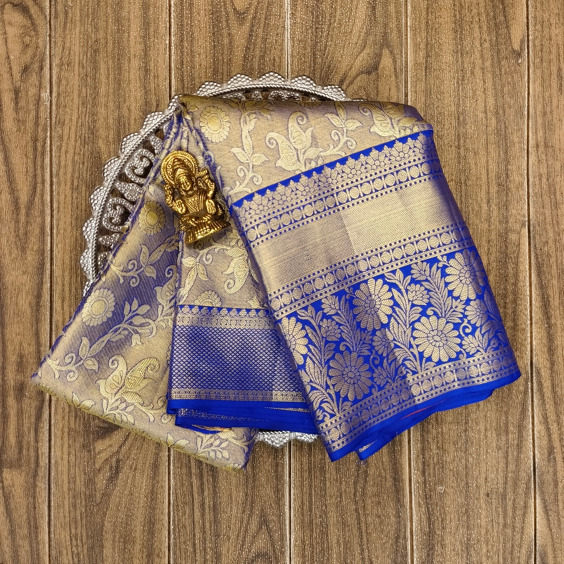 ✨Kanchi Pattu Bridal Pure Zari Saree - Ambica Wedding Mall